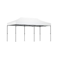 Instahut Gazebo Pop Up Marquee 3x6m Folding Tent Wedding Outdoor Camping Canopy Gazebos Shade White