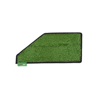 Muk Mat Green Angled Caravan Step Mat, 28 x 61cm