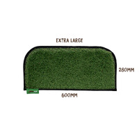 Muk Mat Green Rounded Extra Large Caravan Step Mat, 28 x 60cm