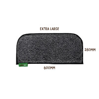 Muk Mat Grey Rounded Extra Large Caravan Step Mat, 28 x 60cm