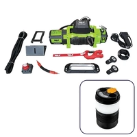Hulk 4X4 Genesis 12500lb Synthetic Rope Recovery Winch