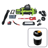 Hulk 4X4 Genesis 9500lb Synthetic Rope Recovery winch