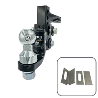 Brutus by Black Jack Adjustable Steel Hitch 210mm Drop with 70mm Ball