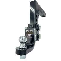 Brutus by Black Jack Adjustable Steel Hitch 325mm Drop