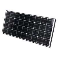 Hulk 4x4 12V 100W Fixed Black Solar Panel