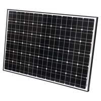 Hulk 4x4 12V 150W Fixed Black Solar Panel