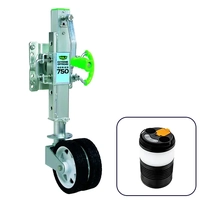 Hulk 4X4 750kg Off-Road Jockey Wheel with Adjustable Height 
