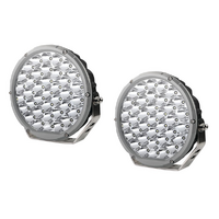 Hulk 4X4 9" Round LED Driving Lights Silver