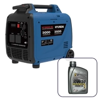 Hyundai HY3500iE 3500w Electric Start Inverter Generator