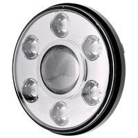 Ignite 7" LED Headlight High/Low Beam Chrome Fascia