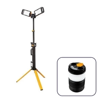 Ignite Rechargeable Twin Head LED Work Light