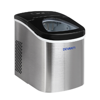 Devanti 2.4L Stainless Steel Portable Ice Maker