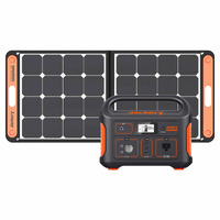 Jackery Explorer 500 Portable Power Station with SolarSaga 100W Folding Solar Panel