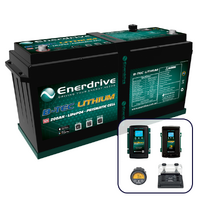 Enerdrive B-TEC 200Ah Lithium Battery, Charger & Monitor Bundle