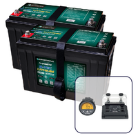 Enerdrive B-TEC 2 x 100Ah Lithium Battery & ePRO+ Monitor Bundle
