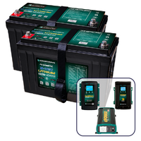 Enerdrive B-TEC 2 x 100Ah Lithium Battery, Charger & Inverter Bundle
