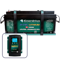 Enerdrive B-TEC 300Ah Lithium Battery & 40A DC2DC Charger Bundle
