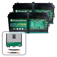 Enerdrive 3000W Inverter Charger with 200Ah B-Tec Batteries