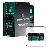Enerdrive 4WD Canopy Explorer System with 300Ah Lithium Battery, Simarine Battery Monitor & Quad Shunt Module, Driver Side Installation