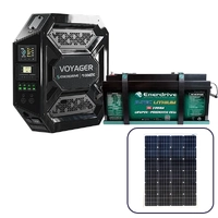 Enerdrive Voyager System 3000W/100A Inverter-Charger & 40DC with Simarine SCQ50 & 300Ah B-Tec, Left Side