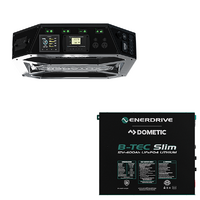 Enerdrive Voyager System 3000W/100A Inverter-Charger & 40DC with Simarine SCQ50 & 400Ah Slim, Top Mount