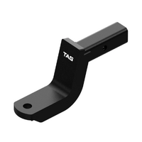 TAG Tow Ball Mount, 254mm Long, 88mm Drop, 50mm Square Hitch