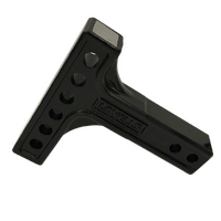 Lovells Short Drop Hitch - Stumpy Receiver, Black
