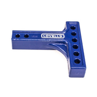 Lovells Short Drop Hitch - Stumpy Receiver, Blue