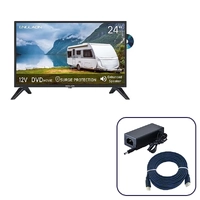 Englaon 24’’ HD LED 12V TV with Built-in DVD player