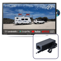 Englaon 27’’ Full HD Android Smart 12V TV with Built-in DVD player & Chromecast