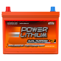 Power Lithium 12V 80Ah 1600CCA Dual Purpose Lithium Starting Battery, Optional Positive