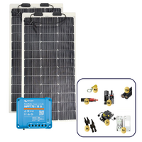 Sunman eArc 2 x 100W Flexible Solar Panel with Victron SmartSolar MPPT 75/15 Charge Controller & Wiring Kit