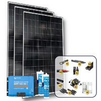 Exotronic 3 x 180W Solar Panel with Victron SmartSolar MPPT 100/50 Charge Controller & Wiring Kit