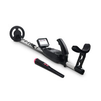 Weisshorn Black & Silver Metal Detector with Pinpointer & LCD Screen