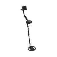 Weisshorn Black Metal Detector with LED Meter & Headphones