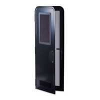 Milenco Large Columbia Black/Black Frame LH (1850 x 622mm)