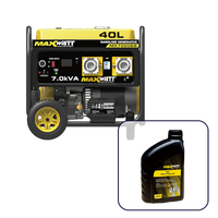 MaxWatt 7kVA Petrol Portable Generator with Electric Start