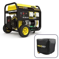 MaxWatt 9kVA Petrol Portable Generator with Electric Start