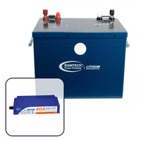 Baintech 12V 225Ah Standard Power Lithium Battery with 40A DC to DC Battery Charger