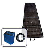 Baintech 50Ah Lithium Powertop with DC to DC Charger with 300W Solar Blanket & Anderson Cable