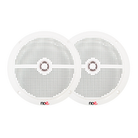 NCE 6.5" Slimline White Outdoor Speakers