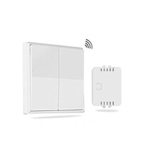NCE Wireless Two Gang Light Switch, Kinetic Light Switch 