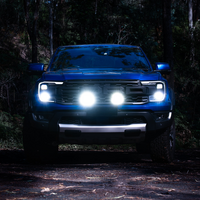 Bushranger Night Hawk Twin 7" Driving Light Kit to suit Ford Raptor 2022