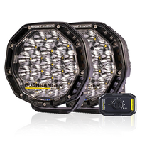 Bushranger Night Hawk 2 x 7" VLI Series LED Driving Light Kit