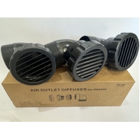 Cool-J Air Outlet for HB9000 Underbunk Air Conditioner, Black