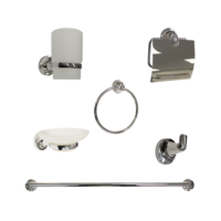 NCE 6-Piece Bathroom Accessory Kit