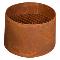 Ignite 38cm Portable Rustic Fire Pit