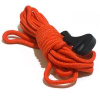 Long Guy Rope with Clip (Non Reflective)