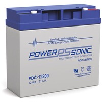 Power-Sonic 12V 21Ah AGM Deep Cycle Battery