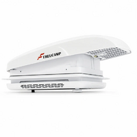 Freucamp Plus Fan with Rain Dome / Thermostat / LED / Blind (356mmx356mm)